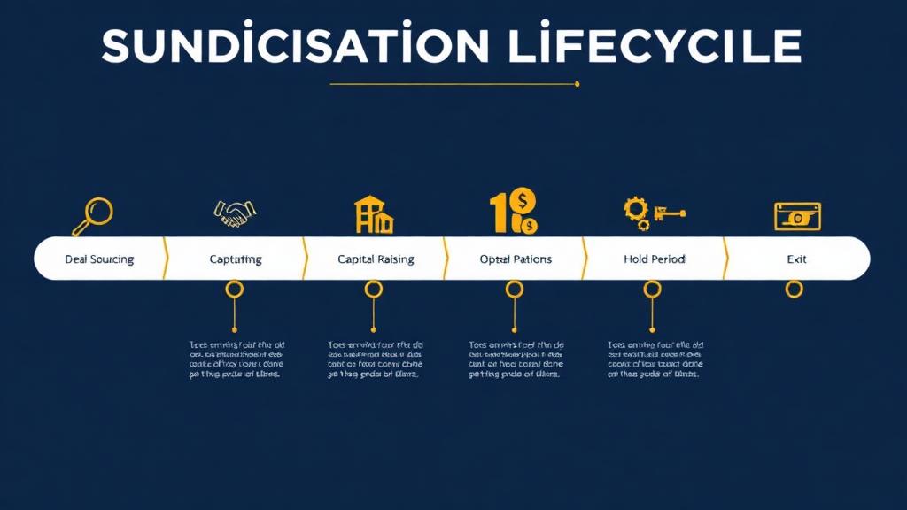 Syndication Lifecycle: Deal Sourcing, Capital Raising, Acquisition, Operations, Exit